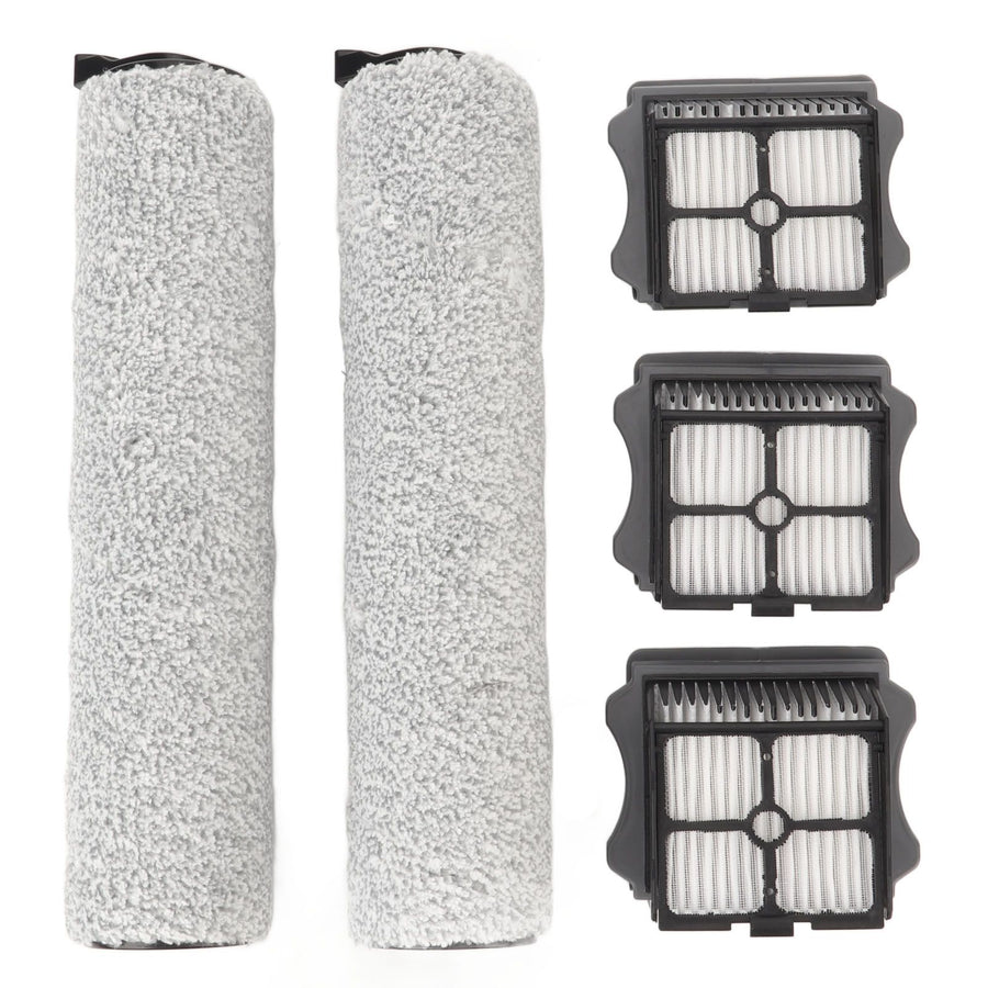 Floor Roller Brush Filter Kit Soft Efficient Cleaning Replacement Brush Filter for TINECO STEAM Wired Floor Washer