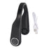 Hanging Neck Fan 3 Modes USB Charging 3600mAh Battery Adjustable Angle Mute Design Face Fan for Home Office Travel Black