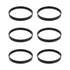 6pcs Vacuum Cleaner Belt Rubber High Strength Vacuum Belt Replacement for Bissell 7 9 10 12 14