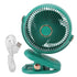 Desk Clip On Fan 3 Wind Speed Safe Design Compact Portable Desktop Fan Clip On Fan for Home Dorm Stroller Green