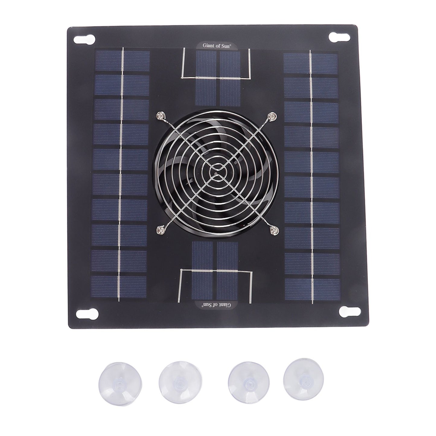 Solar Powered Exhaust Fan Monocrystalline Solar Panel Fan Kit for Chicken Coop Greenhouse Hut