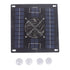 Solar Powered Exhaust Fan Monocrystalline Solar Panel Fan Kit for Chicken Coop Greenhouse Hut