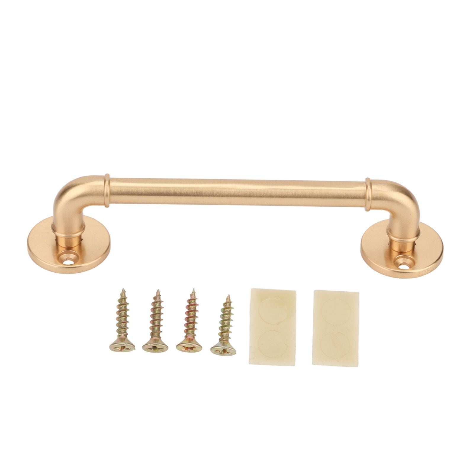 Gate Pull Handle Zinc Alloy Retro Round Base Furniture Hardware for Door Drawer Cabinet Wardrobe Closet Gold