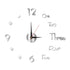 Night Light Wall Clock Frameless Decorative Luminous Silent Clock for Living Room Bedroom Silver Small 40cm/15.75in
