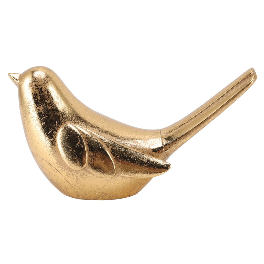 Gold Bird Statues Home Decorative Resin Bird Statue Modern Style Ornaments for Living Room Bedroom Office Desktop Type B