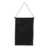 Brooch Storage Hanging Flag Multi Purpose Stylish Classic Pin Collection Organizers Banners for Home Office Dorm Black S 35x22.5cm 25cm(wooden Stick)