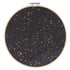 Brooch Display Black Bamboo Faux Leather 22cm Diameter Space Saving Decorative Practical Jewelry Storage Display