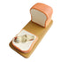 Toast Tablet Stand Holder Resin Cute Fun Desktop Cell Phone Stand Holder for Watching Dramas Square Toast Cat Holder