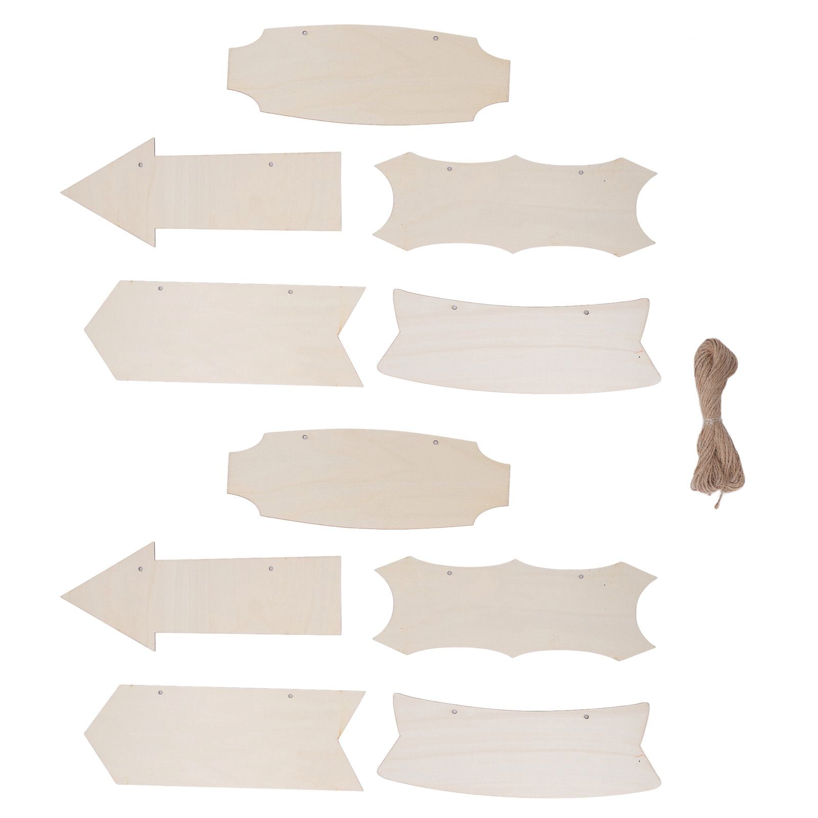 10pcs Wooden Arrows Wall Decor DIY Hanging Arrow Wood Sign for Holiday Decoration Wedding Decoration Gift Tags