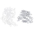 2 Packs Wooden Fish Decoration Good Decoration White Silver Fish Confetti for Christening Decoration Communion