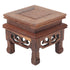 Wooden Display Stand Squared Stable Retro Style Durable Wood Widely Used Wooden Riser for Plant Teapot Jewelry