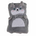 Flannel Blanket Cute Animal Shape Soft Skin Friendly Portable Nap Blanket for Sofa Bed Office Dormitory Husky 80x100cm / 31.5x39.4in