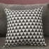 Home Pillow Case Sofa Cushion Accessories Linen Nordic Style Daily Use Home Textiles Black Triangle 45x45