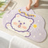 Cute Bathroom Mat Minimalist Water Absorption Skid Resistant Bath Quick Dry Floor Mat for Home Light Up Bear 50X80cm / 19.7x31.5in
