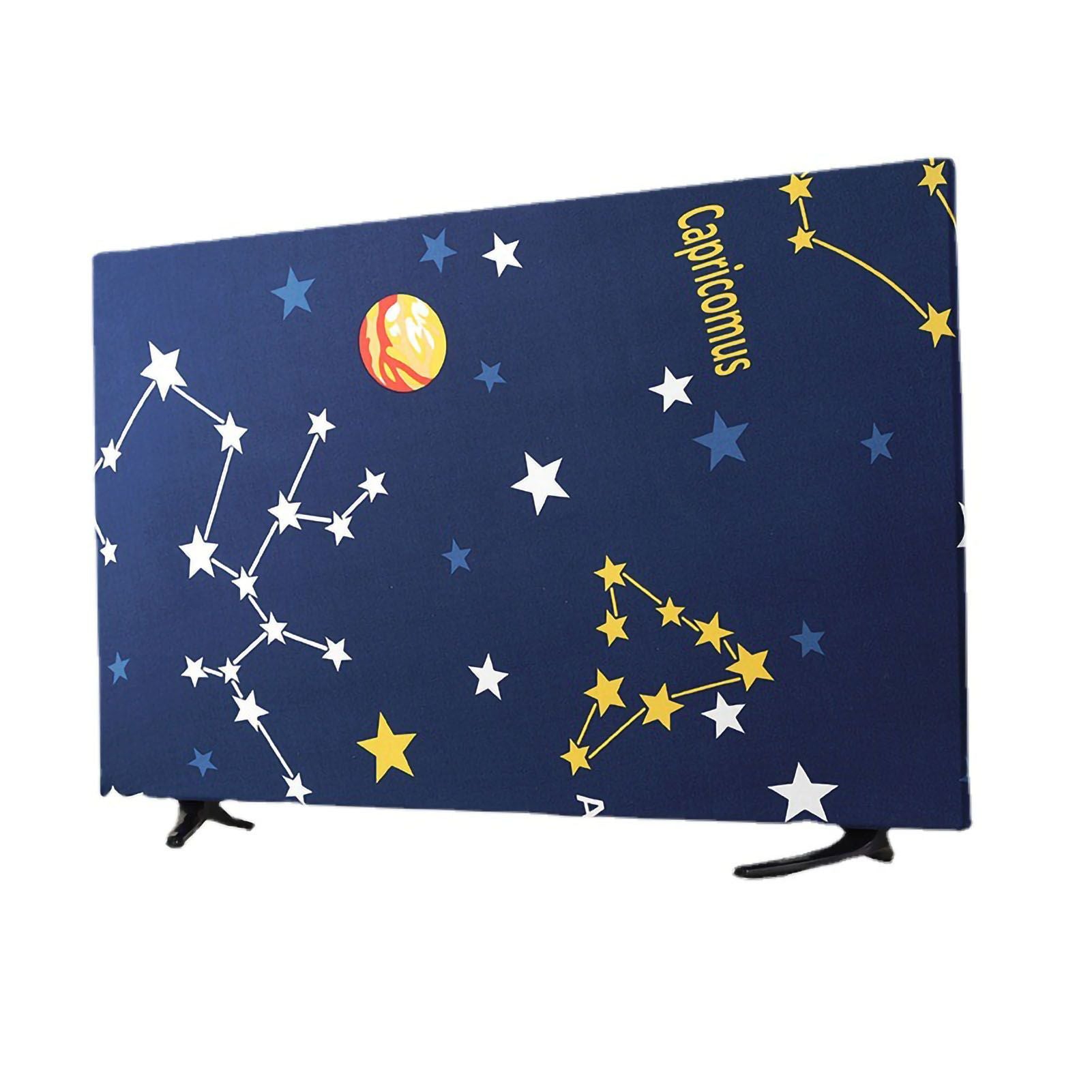 TV Cover Weatherproof Dustproof Universal Elastic Hanging Television Protector for Home Type 4 50in