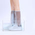 Rain Shoe Covers Waterproof Rainproof Tall Shoe Cover Antiskid Wear Resistant Rain Shoe Protector High Top White L