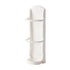 Wall Mounted Umbrella Stand Rack Punching Free Umbrella Holder with Removable Drip Tray for Household 4 Slot