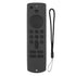 Remote Control Silicone Cover for Fire TV Stick Anti Slip Silicone Protective Case with Lanyard 3rd Gen Gray