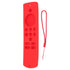Remote Control Cover Silicone Soft Anti Slip Shockproof Protective Remote Sleeve With Lanyard for Fire TV Stick Lite Red