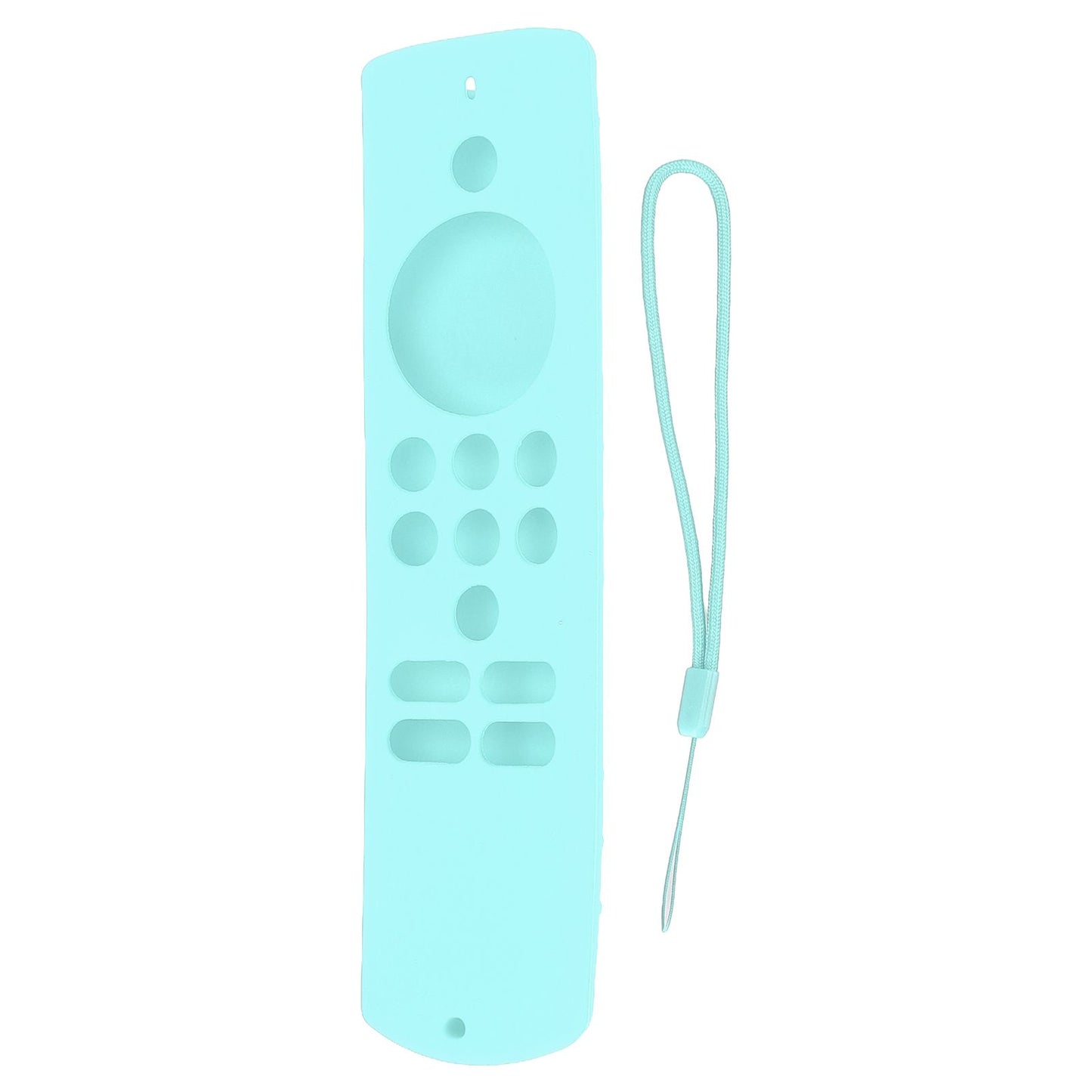 Remote Control Cover Silicone Soft Anti Slip Shockproof Protective Remote Sleeve With Lanyard for Fire TV Stick Lite Mint Green