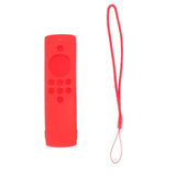 Silicone Remote Protective Cover Washable Remote Control Case Shockproof Remote Protector for Fire TV Stick Lite Red