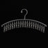 Clothes Drying Hanger Stainless Steel Thick Arc Shaped Windproof Sock Hanger for Socks Towels Bras Underwear 20 Clips