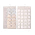 Hanging Bra Organizer Oxford Fabric Double Sides Breathable Large Capacity Underwear Storage Organizer for Bra Socks Beige, Front 12, Back 24