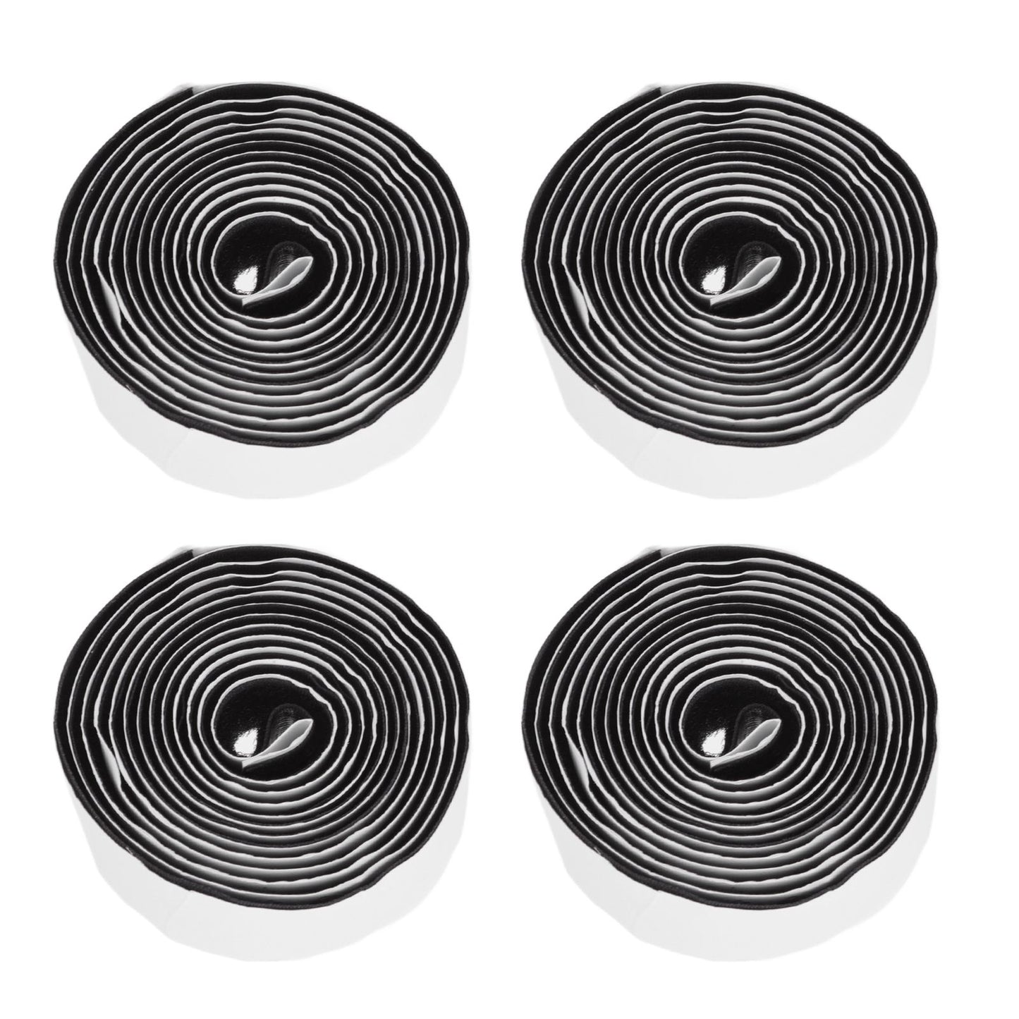 4PCS Self Adhesive Hook and Loop Tape Polyester Super Viscous Roll Sticky Back Strip for Home Storage