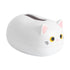 Desktop Tissue Storage Box Plastic Multifunction Facial Napkin Dispenser Holder for Kitchen Bathroom White