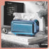 Tissue Storage Box Electroplated Magnetic Retro Built in Spring Facial Tissue Dispenser Box for Home Blue