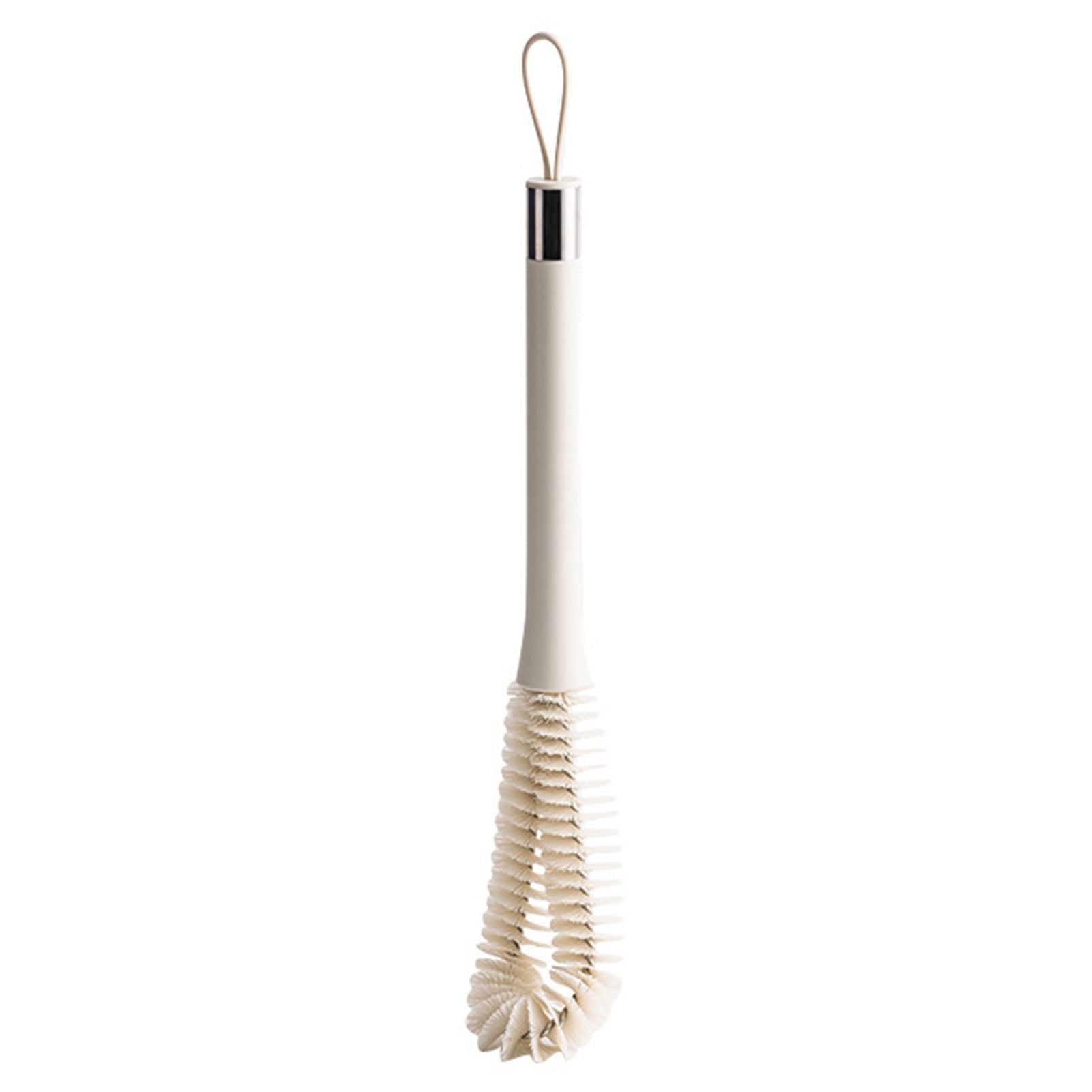 Cup Brush Bottle Cleaner Brush Dish Scrub Brush With Long Handle Deep Cleaning Handle Brush Grey