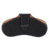 Leather Sunglasses Case Portable PU Leather Eyeglass Case Leather Wear Resistant Simple Eyeglass Case for Sunglasses Black