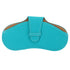 Leather Sunglasses Case Portable PU Leather Eyeglass Case Leather Wear Resistant Simple Eyeglass Case for Sunglasses Blue