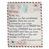 to My Son Blanket Double Sided Soft Skin Friendly Keep Warm Letter Blanket Expressing Love Air Conditioning Blanket C20220119 1 150x100cm
