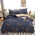 Skin Friendly Quilt Cover Thickened Polyester Soft Brushed Duvet Cover Quilt Bedding for Dormitory Bedroom Whale 180x220cm