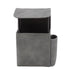PU Cigarette Case with Lighter Holder 20 Packs Cigarette Box Wallet Design for Men Smoke Tools Gray
