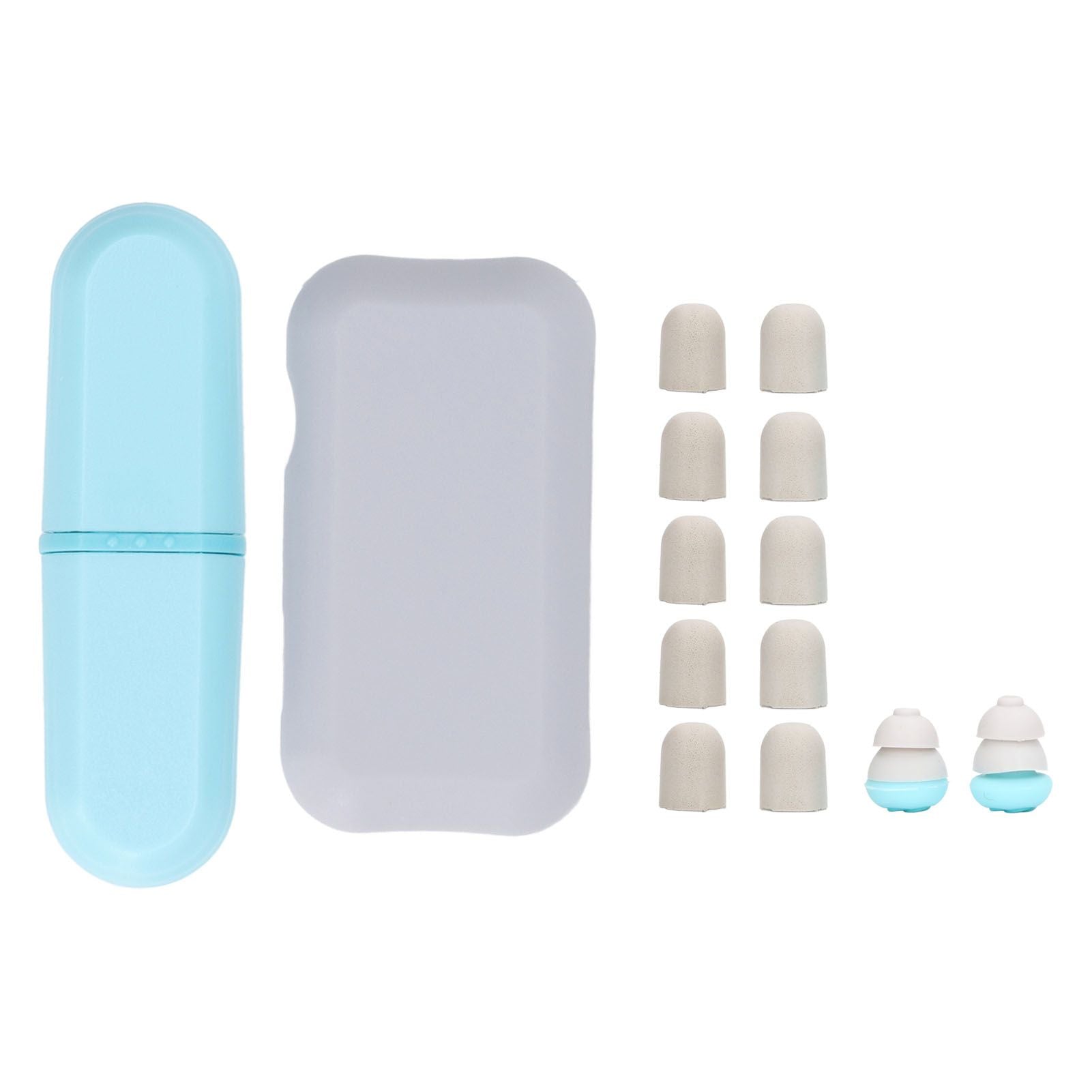 Super Sound Isolation Earplugs Noise Reduction Ear Plugs Noise Reducing Sleep Earplugs for Student Dormitory Study Blue