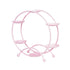 Ferris Wheel Display Rack Decorative Safe Rounded Edge Toys Storage Display Bracket Holder for Home Pink
