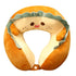 U Shaped Neck Pillow Portable Cute Head Pillow for Office Nap Travel Car Sleeping Lovely Bread