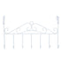 Over The Door Hook Rack Detachable 7 Hooks Door Hanger Organizer for Towels Handbags Coats White