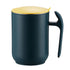 550ml Stainless Steel Double Walled Mugs Leakproof Prevent Scalding Frosted Insulated Coffee Mugs for Home Cafe Office Dark Green 550ml