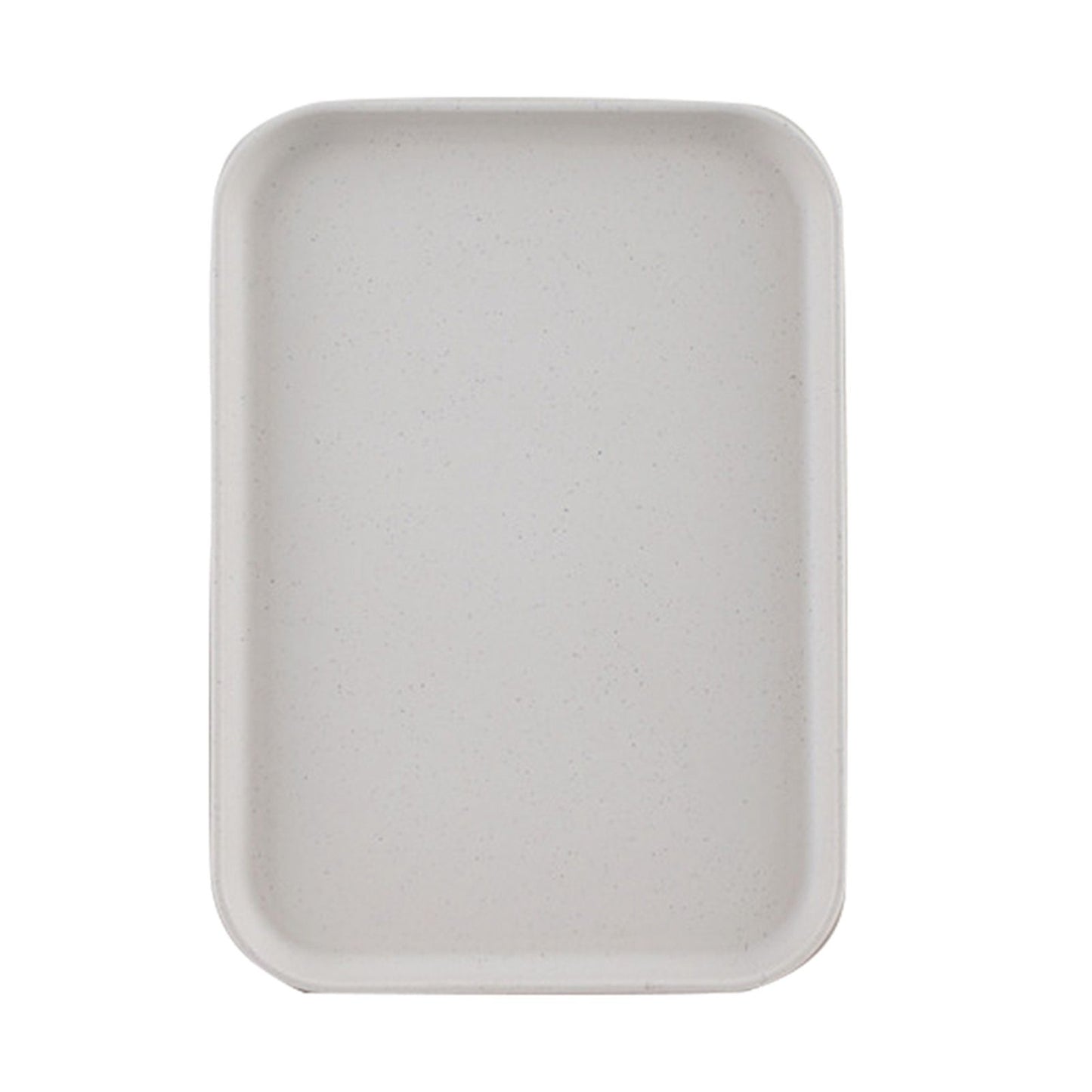 Kitchen Serving Tray Wheat Straw Rectangular Nordic Style Cupcake Fruit Snack Tea Tray for Home Office Restaurant Beige M (Size: Approx. 31x22.5cm / 12.2x8.9in)