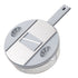 Multifunctional Vegetable Cutter Stainless Steel Household Manual Vegetable Chopper for Kitchen Round Galaxy Grey, (Send 6 Blades, Hand Protector, Storage Box)