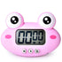 Animal Timer Student Magnetic Digital Digital 100 Minutes Timing Countdown Timer With Battery for Kitchen Princess Pink Frog