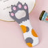 Cat Paw Bottle Opener Multifunctional Cute Cartoon Vibrant Colors Magnet Silicone Bottle Opener with Fridge Magnet for Home Gray Dot