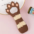 Cat Paw Bottle Opener Multifunctional Cute Cartoon Vibrant Colors Magnet Silicone Bottle Opener with Fridge Magnet for Home Horizontal Stripes Brown