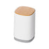 Toothpick Holder Automatic Push Multi Purpose Division Design Toothpick Container for Cotton Swab Dental Floss Grey