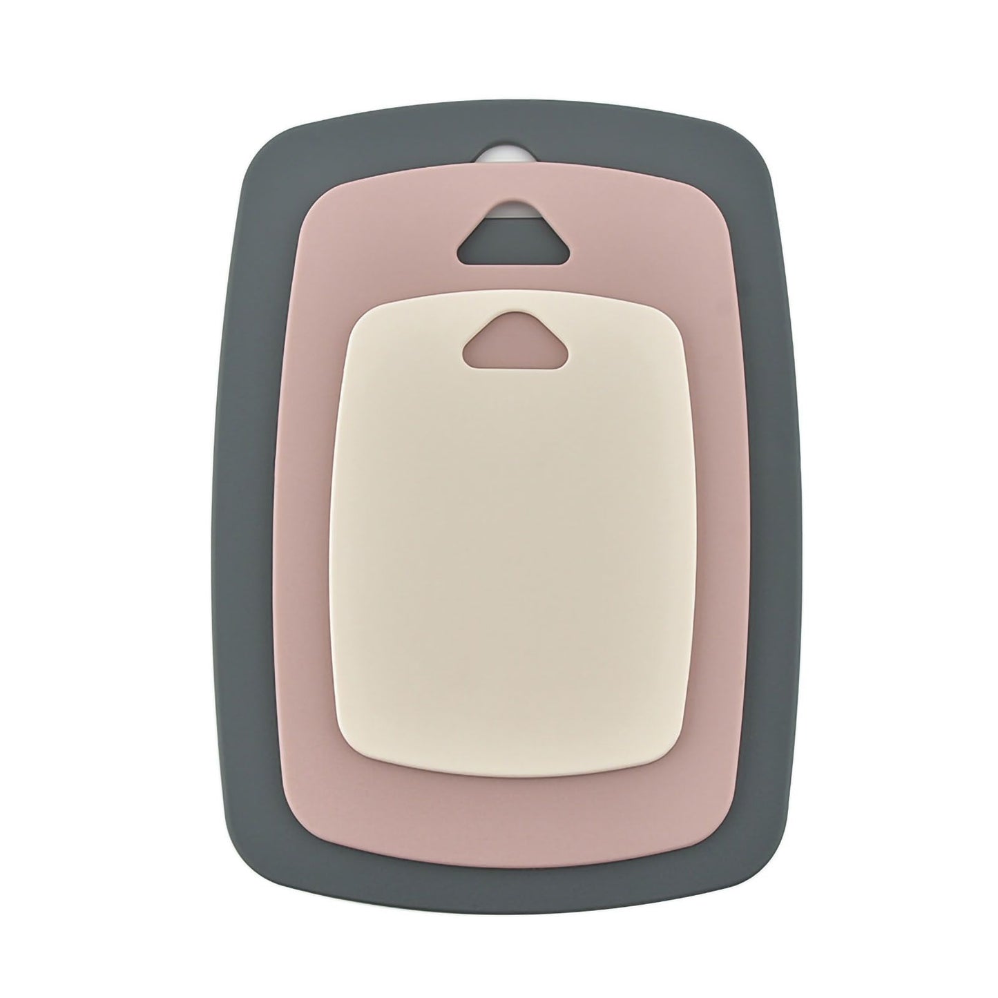 3pcs Cutting Board Set Safe PP Easy Grip Handles Multifunction Kitchen Chopping Board for Home Type 1 Square