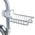 Hanging Faucet Drain Rack Organized Storage Hollow Out Breathable Stainless Steel Sink Rack for Kitchen Monolayer