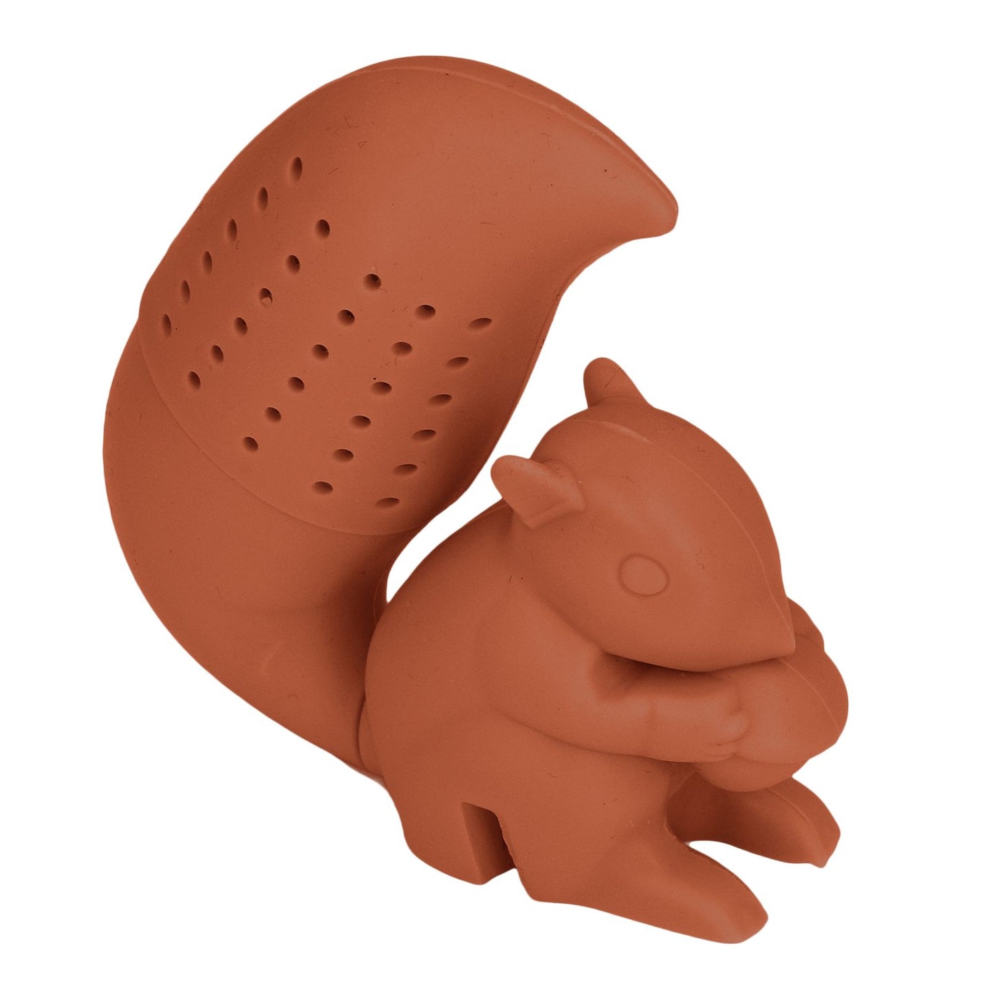 Food Grade Silicone Squirrel Shape Tea Strainer Cute Squirrel Shaped Tea Infuser Filter Coffee